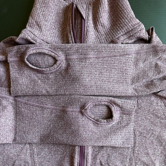 Lululemon Quarter Zip Run Swiftly Burgundy - 6 - Picture 6 of 7